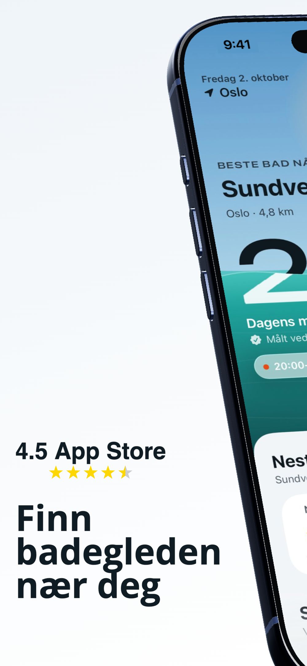 Badeguiden App Store screenshot 1 of 7