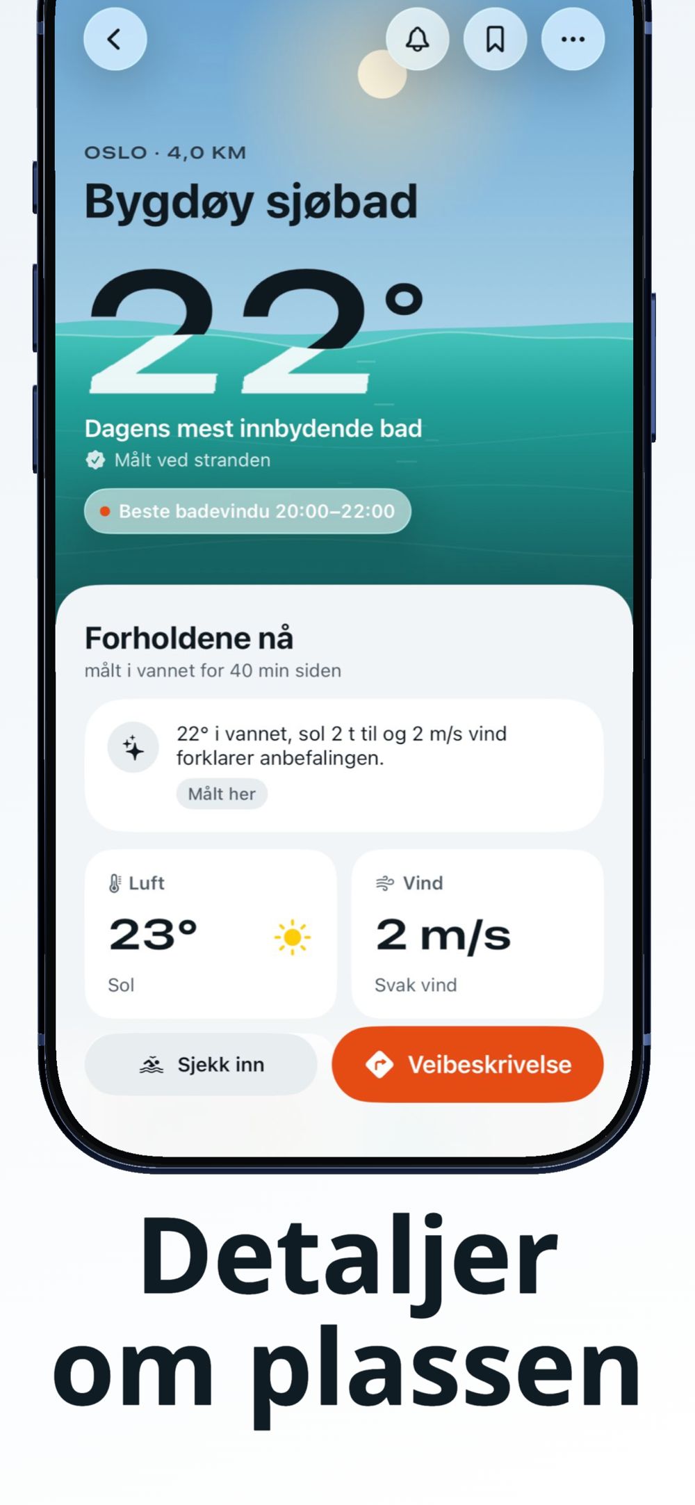 Badeguiden App Store screenshot 5 of 7