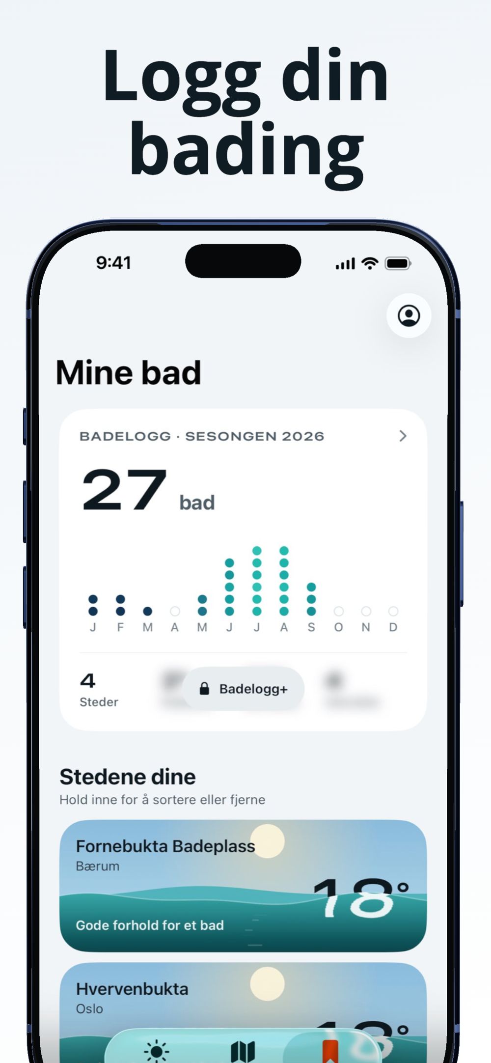 Badeguiden App Store screenshot 6 of 7